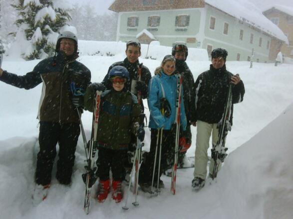 Haus Pistenblick viel snee