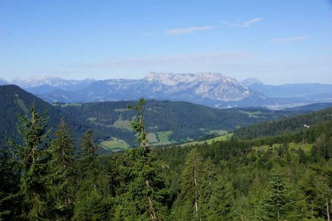 Ausblick zum Untersberg