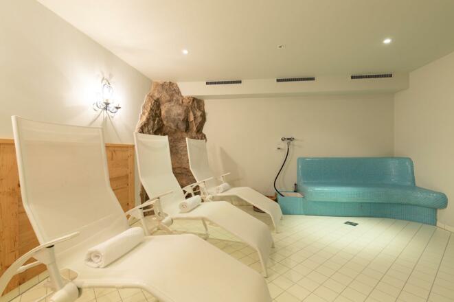 Relaxen nach der Sauna