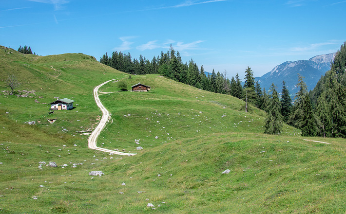 Zwei Kaser auf der Büchsenalm