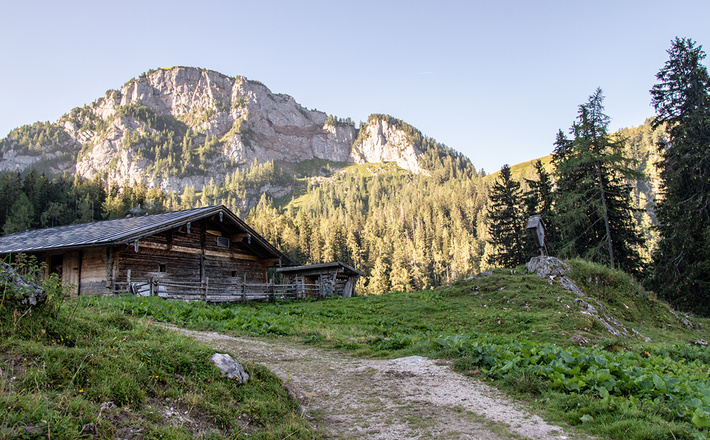 Die Königstalalm am Morgen