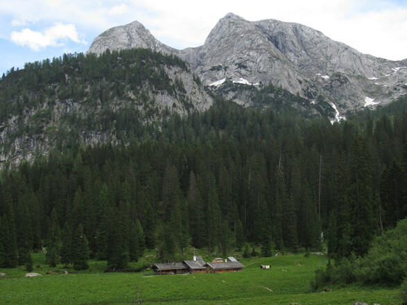 Wasseralm mit großem Teufelshorn (links)