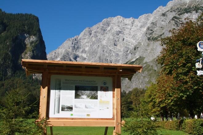 Infotafel am Watzmann