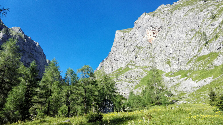 im Landtal auf dem Weg zur Wasseralm