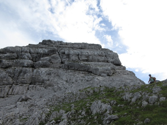 Nordwestseite des 1. Watzmannkind (Abstieg)