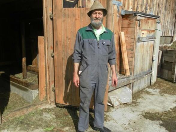 Landwirt bei der Arbeit