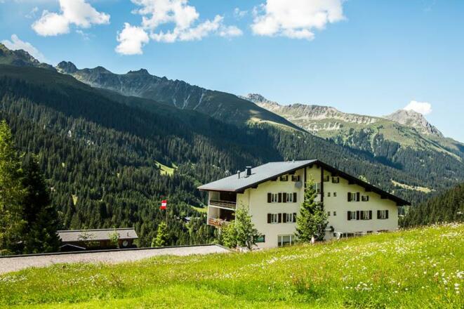 Blick Richtung Gargellen mit Reutehorn