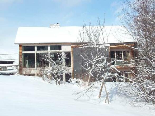 Haus im Winter