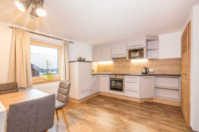 Wohnküche im Appartement