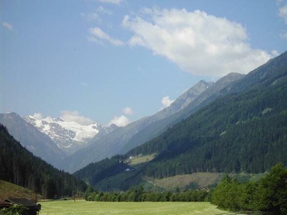 Ausblick von der Obergeschoßwohnung