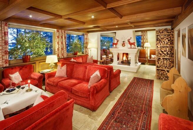 Hotel Lech Wohnzimmer