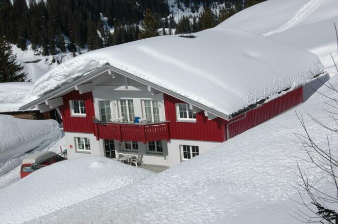 Haus Anja im Winter