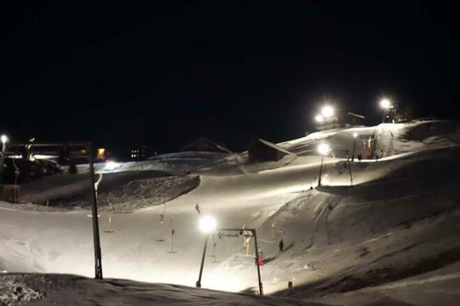 Nachtskifahren in Heuberg