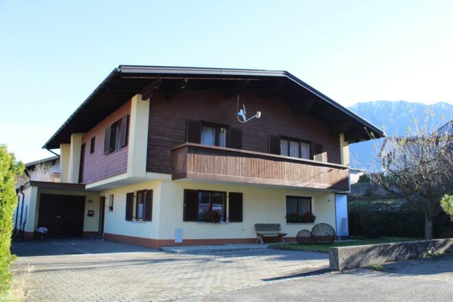 Aussenansicht Fewo Bergjuwel Süden mit Balkon