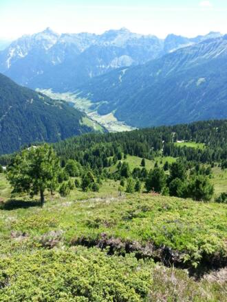 Abstieg von der Seblasspitze