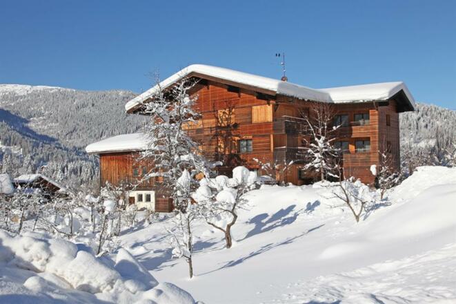 Haus im Winter