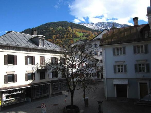 Aussicht auf Dorfgasse