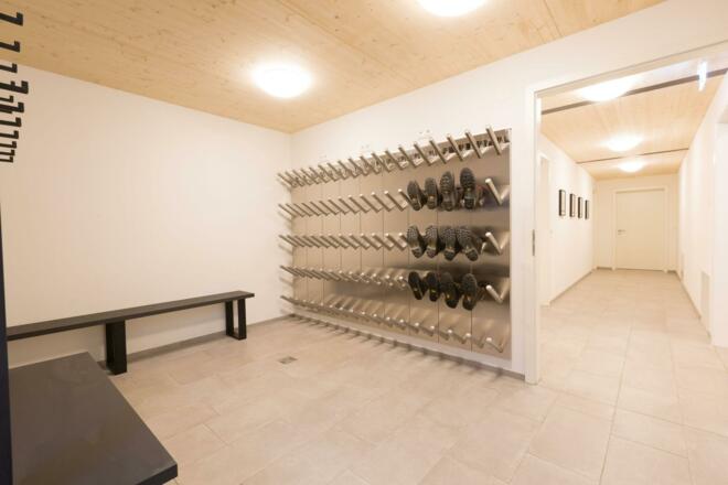 Schuhraum mit Schuhtrockner Neubau