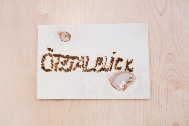 Türschild Ötztal-Blick