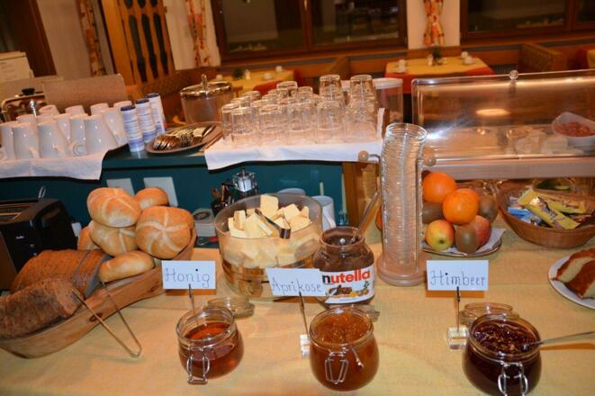 Frühstück in der Pension Senner