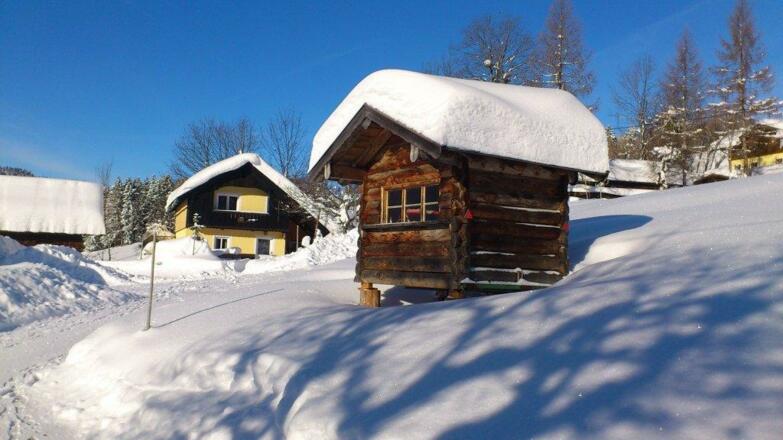 Skihütte Winter