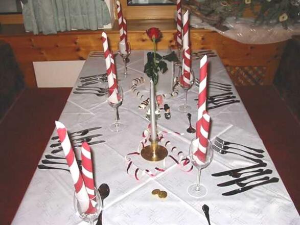Tisch Silvester