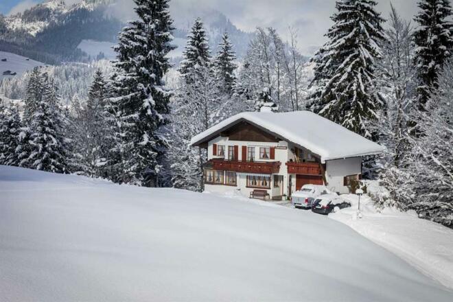 Haus im Winter