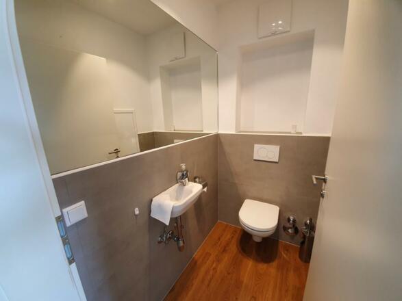 Toilette in der Ferienwohnung