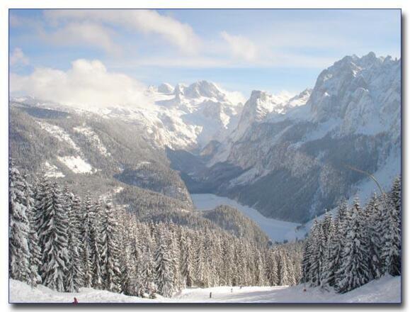 Sicht auf die Piste
