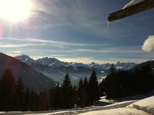 Maisäss Ausblick Winter