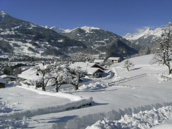 Aussicht vom Haus in die Umgebung