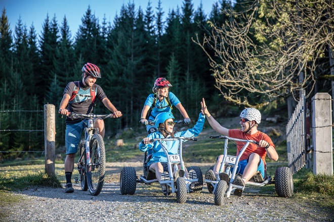 Mountaincart beim Berggasthof Sattelbauer - Flachau