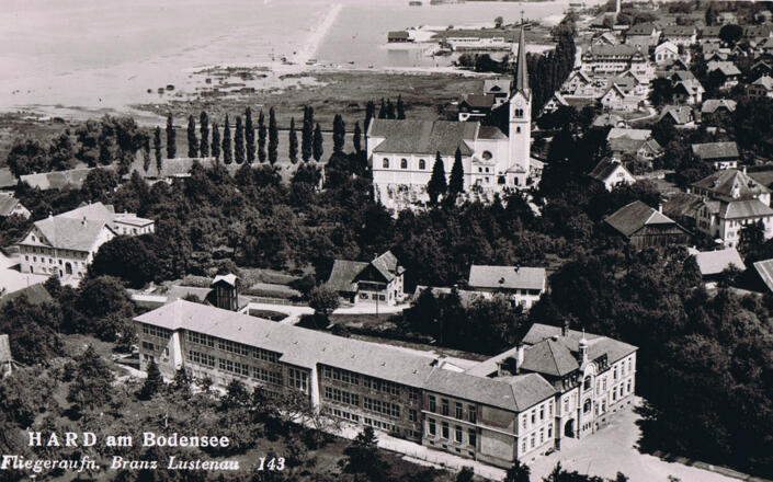 Luftbildaufnahme Hard