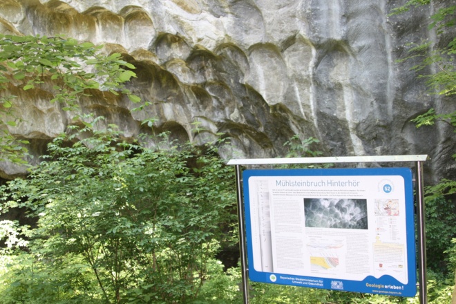 Infotafel am Geotop