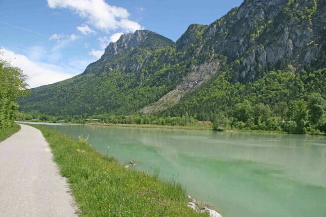 Inn bei Kiefersfelden im Kaiser-Reich