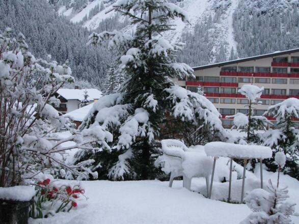 Aparthotel im Winter