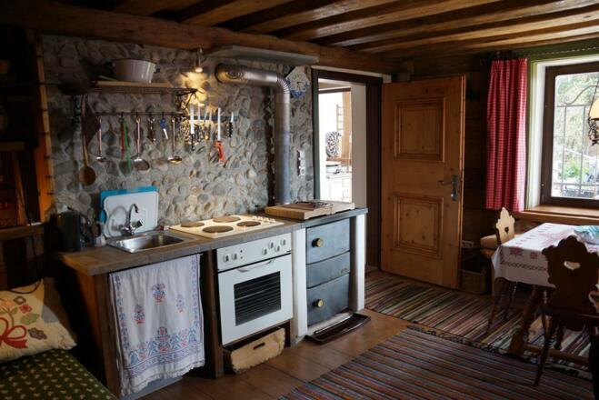 Ferienhaus Larcher, Wohnküche