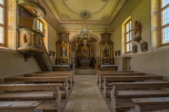 Hauptgang der Kapelle