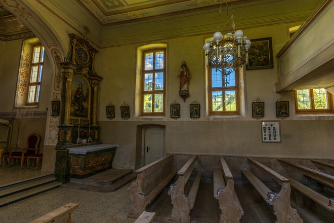 Seitenteil der Kapelle