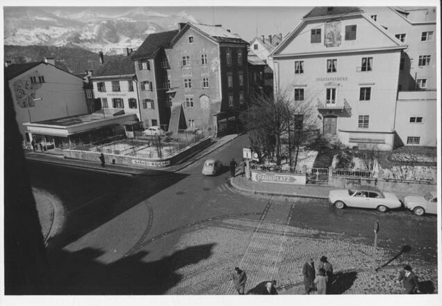 ehem. Sparkassenplatz (vor der Einrichtung der Fußgängerzone Innenstadt)