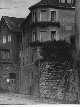 alte Aufnahme der Mauerreste