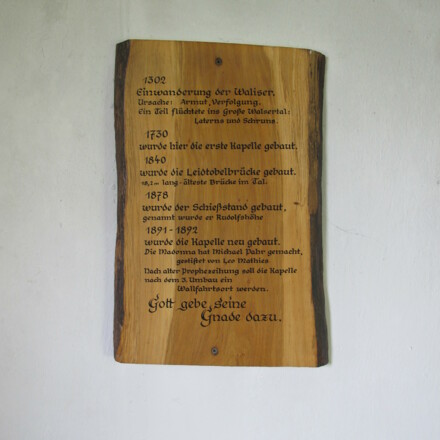 Geschichte der Kapelle