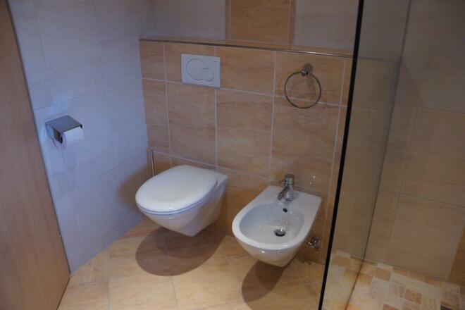 Badezimmer in den Ferienwohnungen Reimair