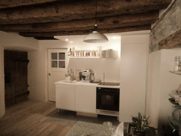 Ferienwohnung Fassbinder Wohnküche 2