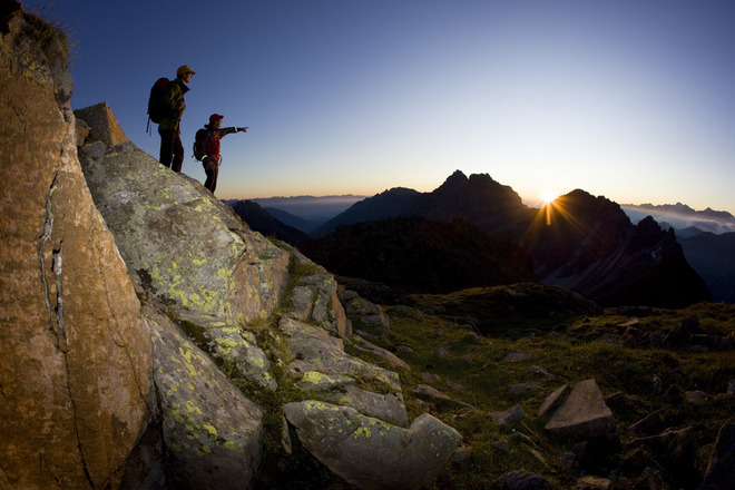 Sonnenaufgang am Habicht