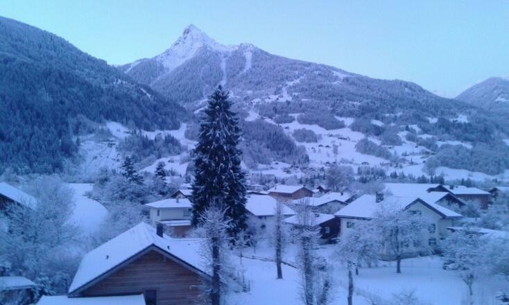 Winter, Blick vom Balkon