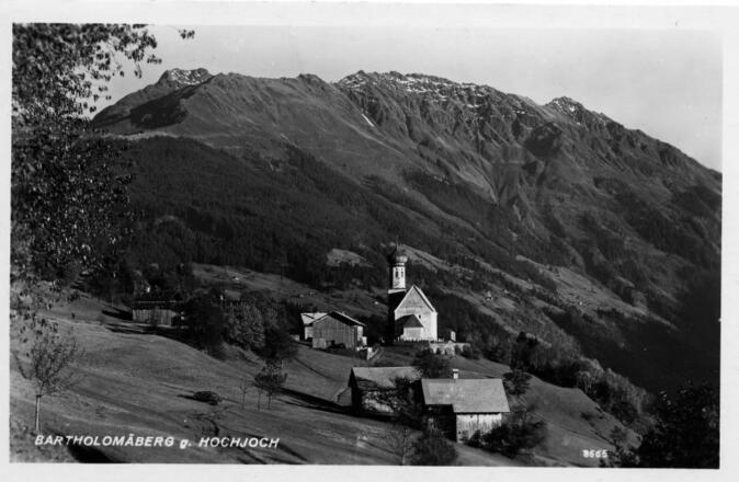Bartholomäberg historisch