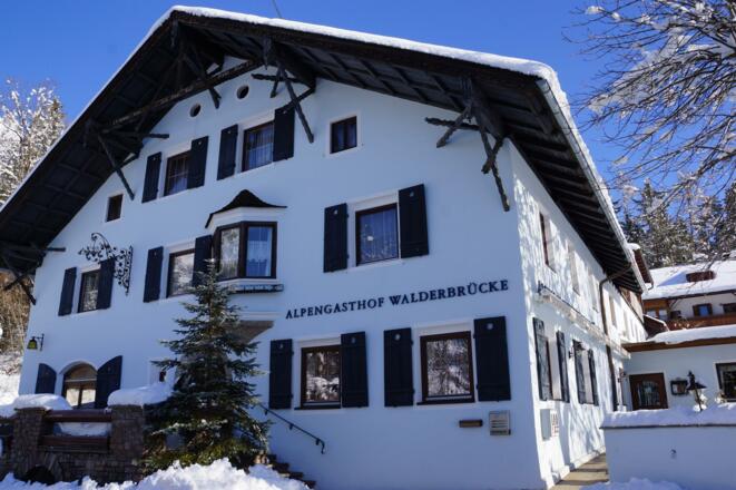 Alpengasthof Walderbrücke Winter