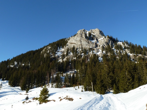 Brünnsteinhaus im Winter