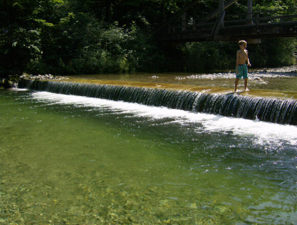 Bademöglichkeit am Auerbach